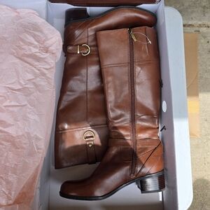 Bandolino Cognac Leather Boots